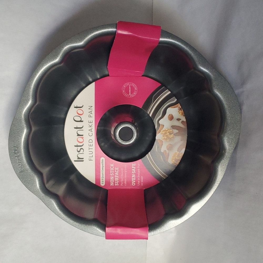 Instant Pot Fluted Cake Pan 6 & 8 Qt Compatible